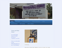 Tablet Screenshot of newfaithcolumbus.com